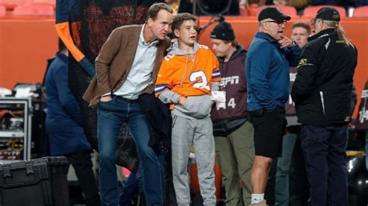 Who Is Peyton Manning S Son Marshall